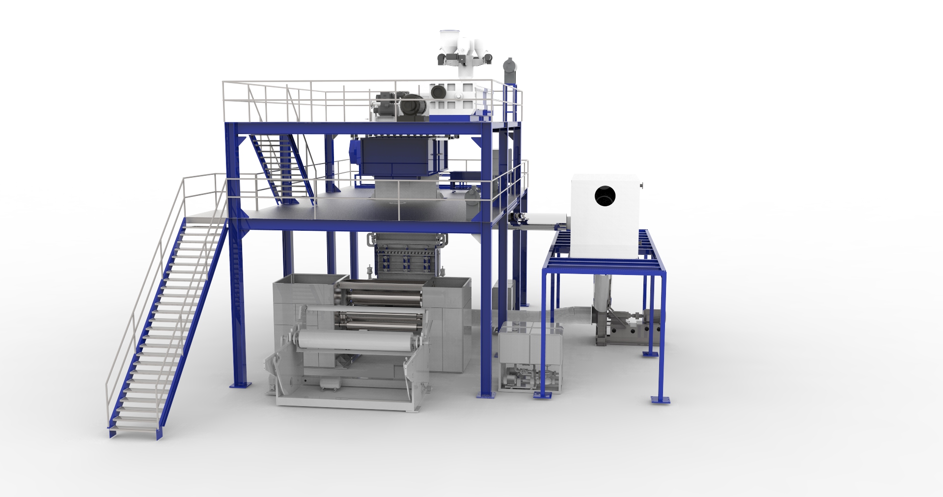  ALS--3200mm de viga única PP Spunbond Máquina de fazer tecido não tecido